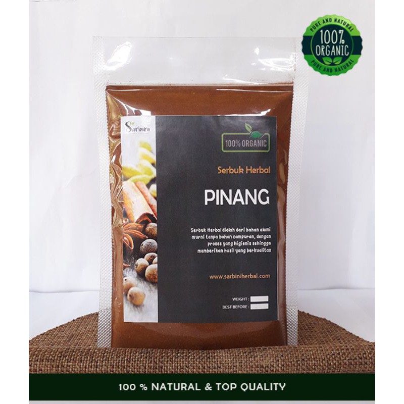 

Bubuk Pinang 500 gram 100% tanpa bahan campuran dan dijamin murni / Serbuk Pinang 500 gram