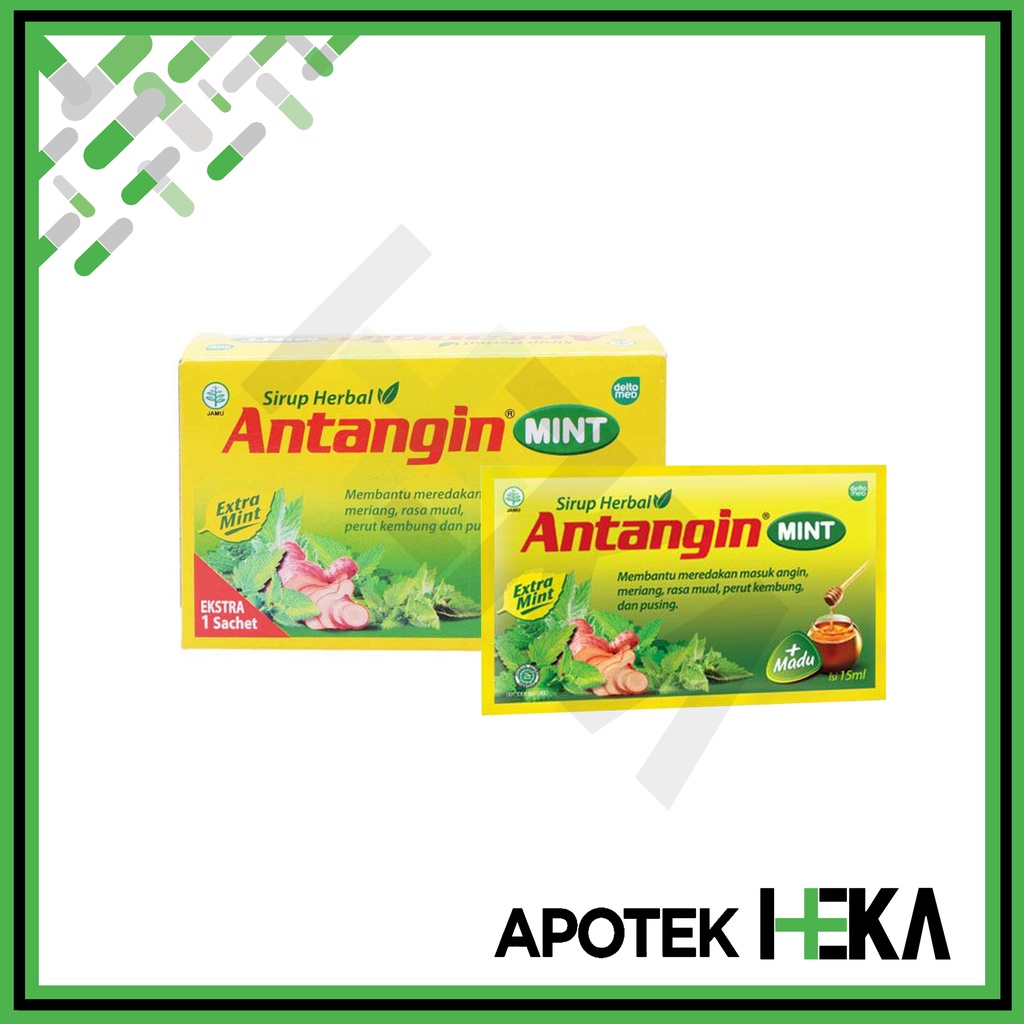 Antangin Mint + Madu 15 ml isi 5 Sachet - Meredakan Masuk Angin (SEMARANG)