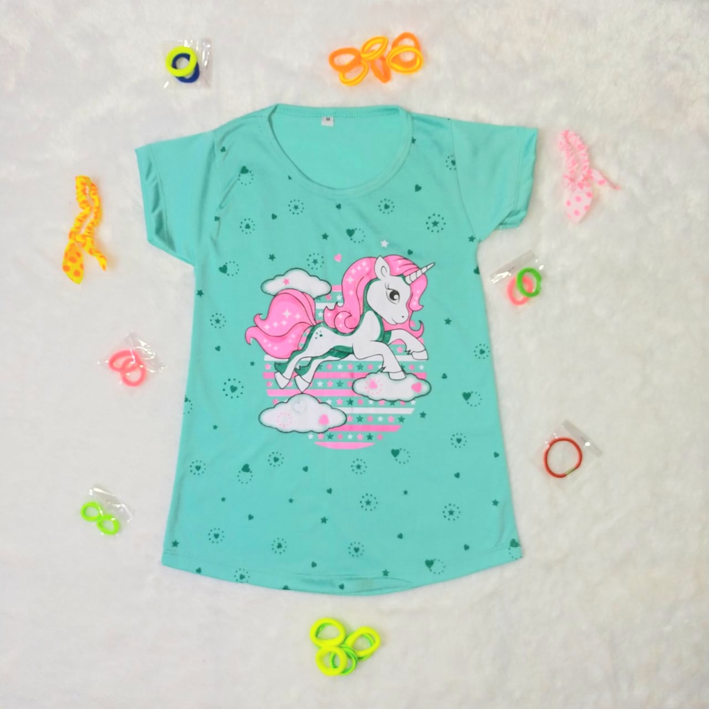 COD / UNICORN / DRESS / BAJU / KAOS KARAKTER ANAK PEREMPUAN / BAHAN KATUN RAYON / MOTIF HIGH QUALITY 1-5 TAHUN