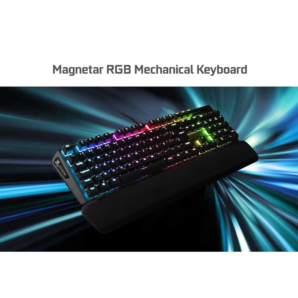 GALAX XANOVA Magnetar RGB XK700 - Mechanical Gaming Keyboard - Free Wrist Rest