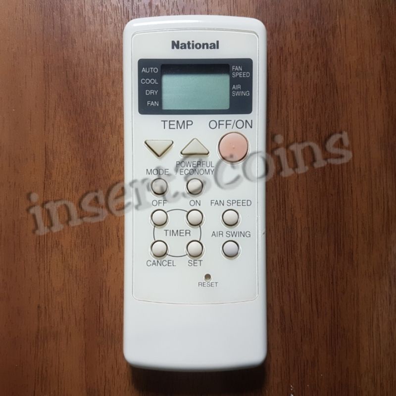 Remote AC National A75C2347 Seken Original 100%