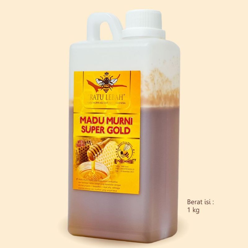 

Madu Super Royal Jelly Beepollen Propolis - Madu Kesuburan - Penambah Stamina - Ratu Lebah 1Kg