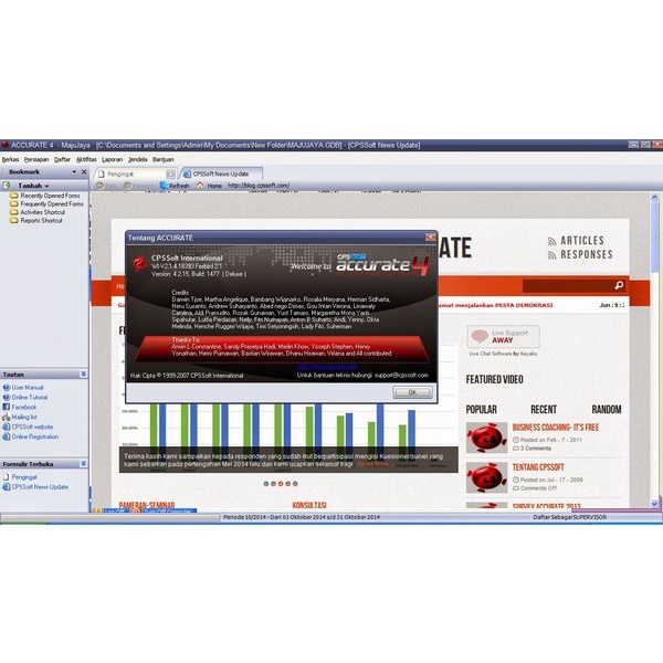 Software Akuntansi Accurate 4 Accounting Terbaru Murah Unlimited