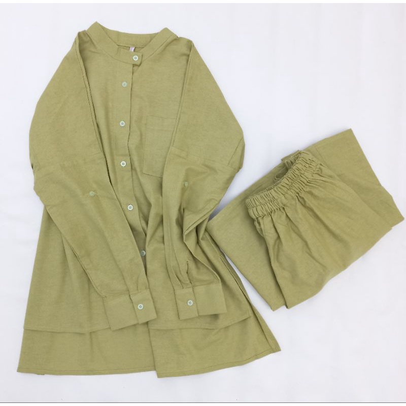Linen Set Skirt by Masa Official