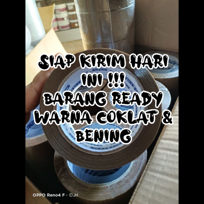 

Lakban Bening & Coklat Murah / Solasi Isolasi /Selotip