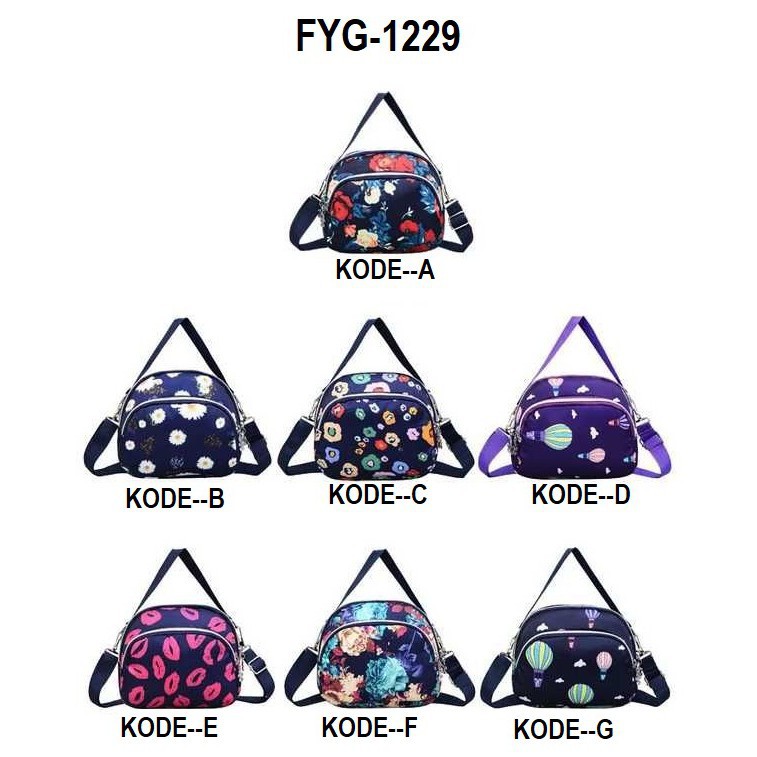 Tas Fashion Selempang Petak Tas Bahan PU Import