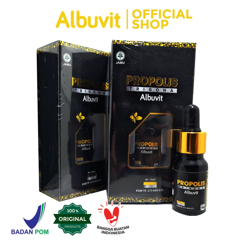 Albuvit - PROPOLIS TRIGONA 10ml Original Suplemen Kesehatan BPOM HALAL