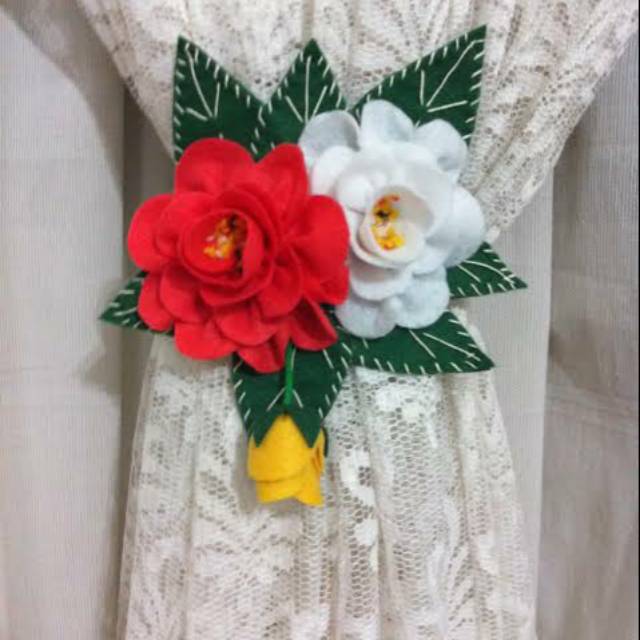 Tali Gorden / Ikat Gorden Pengikat Hordeng Bunga