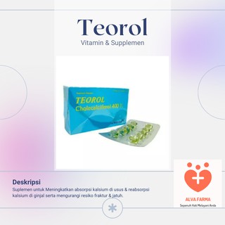 Jual Teorol 400iu Vitamin D3 | Shopee Indonesia