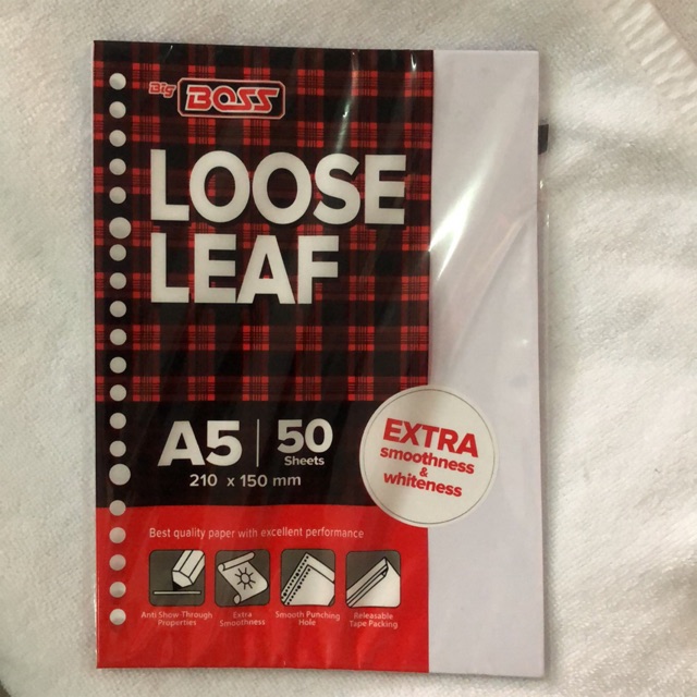 

Loose Leaf polos A5 isi binder