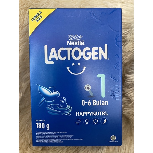 Lactogen 1 berat 180 gram kemasan baru