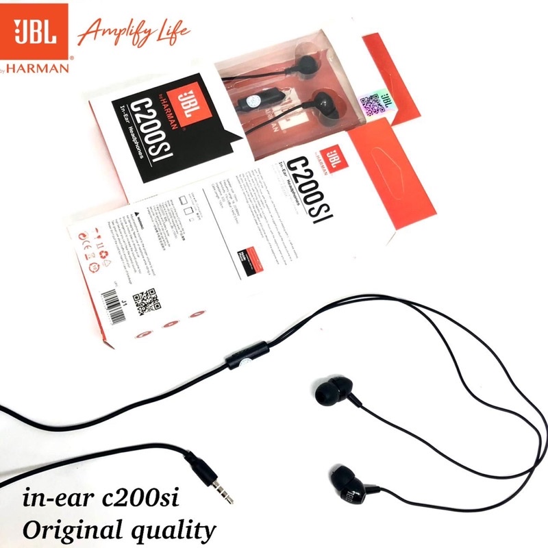 HANDSFREE EARPHONE C200si JB EARPHONE C200si SUPERBASS