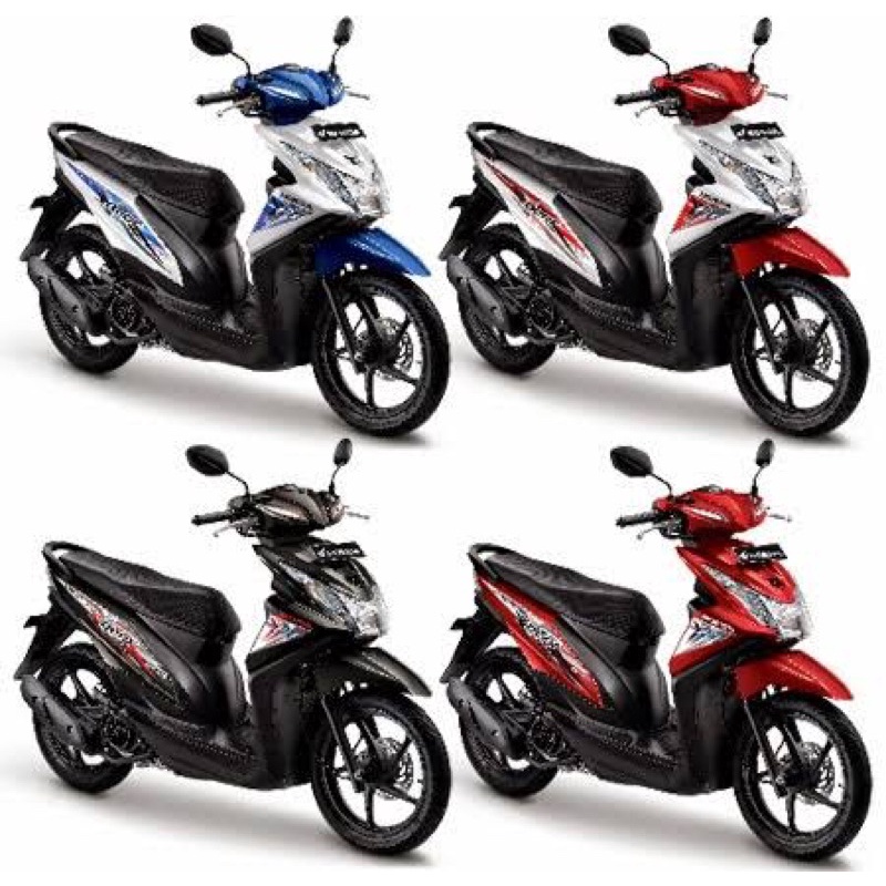 Batok Kepala Belakang Beat Injeksi Beat fi ESP 2015 Halus No ISS Idoling Stop Cover Handle Rear 5325BK25600 5325B-K25-610