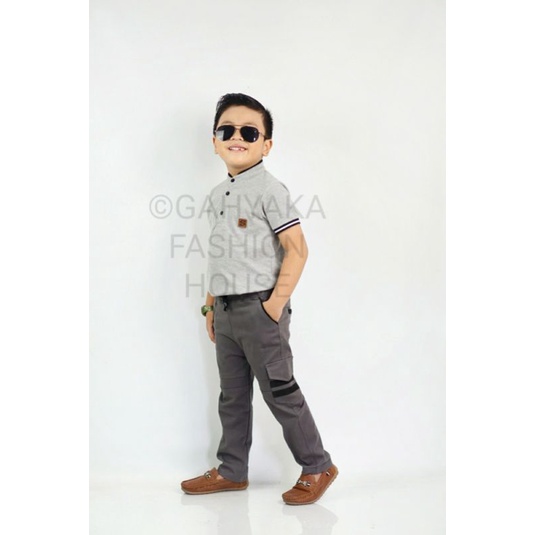 NEW MODEL CELANA ANAK CHINO CARGO KARGO 1-12 TAHUN BAHAN KATUN MELAR DAN TEBAL