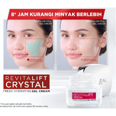 ☘️Yuri Kosmetik☘️ Loreal Revitalif Crystal Fresh Hydrating Gel-Cream