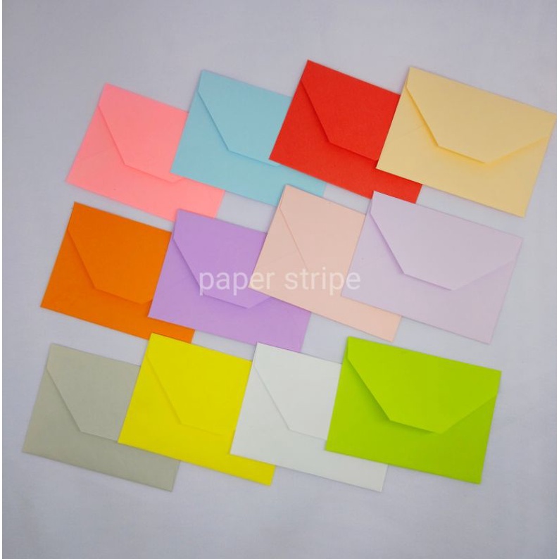 

amplop warna warni angpao super mini 5x7 cm spektra