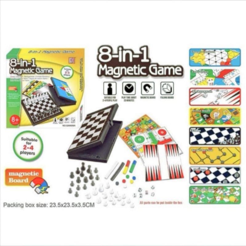 PROMO MAGNETIC GAME 8 IN 1