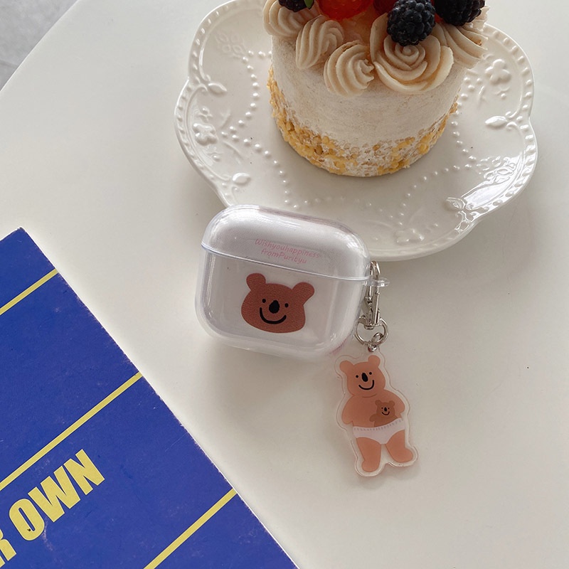 Casing Earphone Kartun Kompatibel Untuk Airpods1/2Sarung Pelindung Earphone Nirkabel Kompatibel Untuk Airpods Pro Air Pods3Model Baru Cover