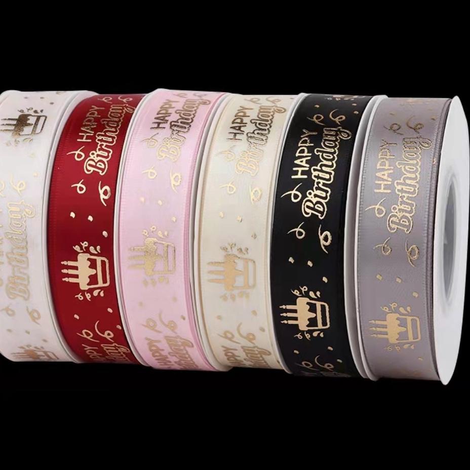 

Big Sale ECER 5METER Pita Satin Happy Birthday Cake 1,9cm - Pita Cake PS018 .,