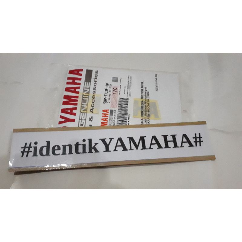 Stiker emblem yamaha toolbox tool box ori rx king