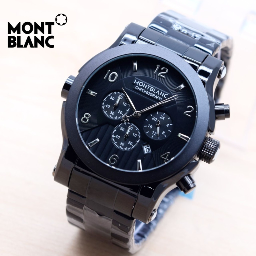 Jam Tangan Pria Montblanc Chrono Titan Rantai