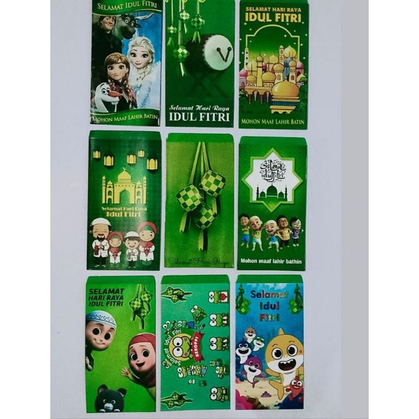 

Angpao Lebaran Ukuran Panjang 17X9 cm , Cocok dan Tidak Perlu di Lipat lagi Uang Kertas nya