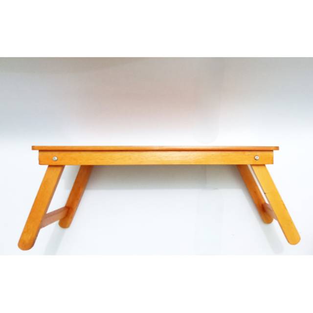 Meja lipat laptop kayu