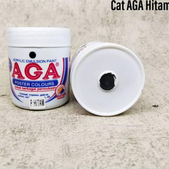 

[KODE I6QPJ] CAT AGA / CAT ACRYLIC (WARNA HITAM / PUTIH)