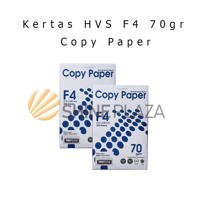 

Jual Kertas HVS F4 70gr - Copy Paper Murah