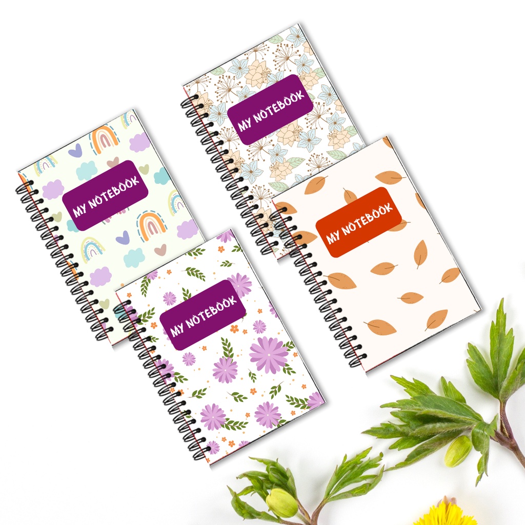 

Notebook Aesthetic - Notebook Jilid Spiral P14 By Andreayu Store