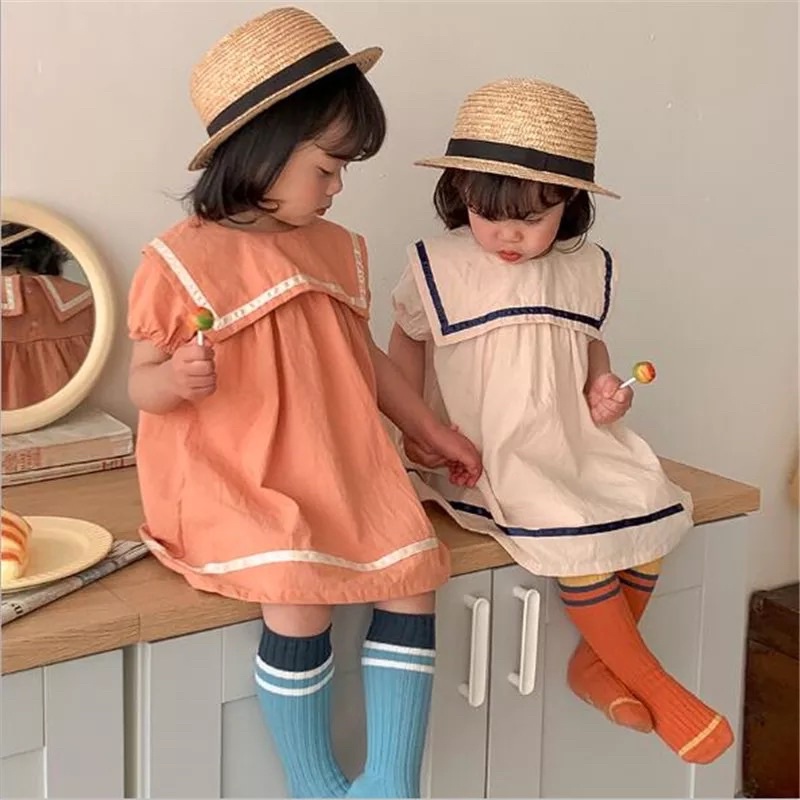 Haruka Dress Korean style dress kids zoo outfit safari dress baju safari anak