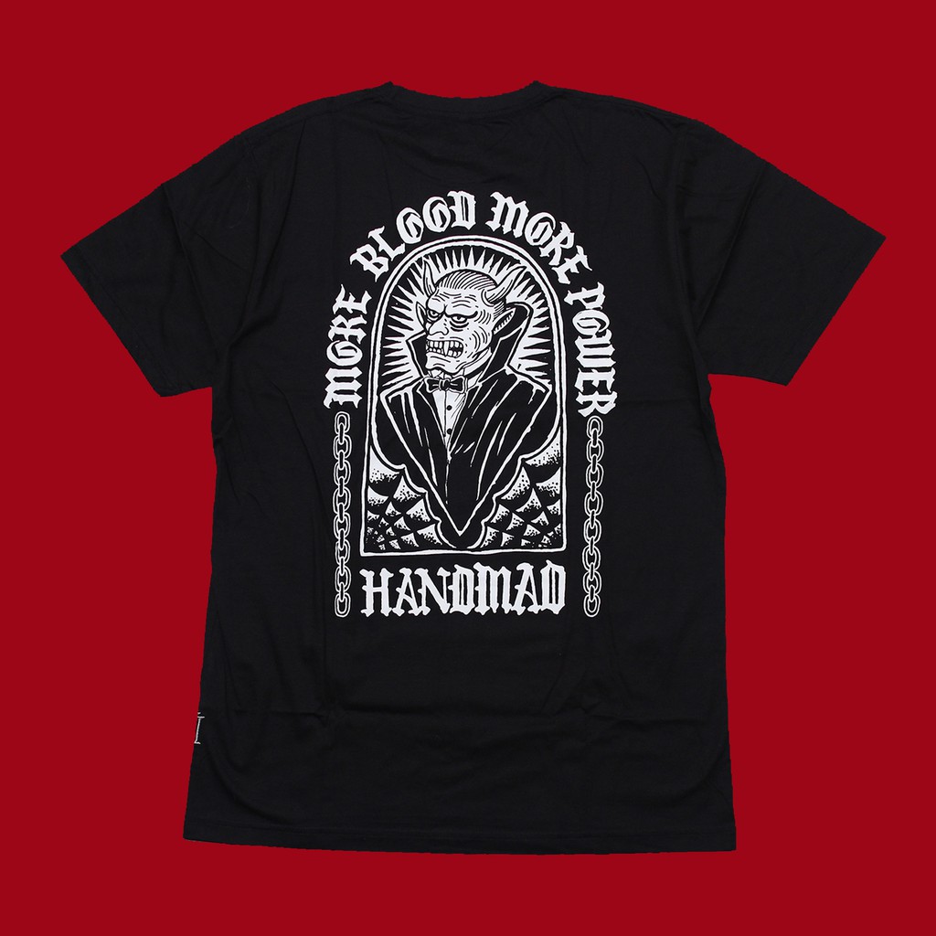 Baju Kaos HANDMAD - DRACULA Black T-shirt