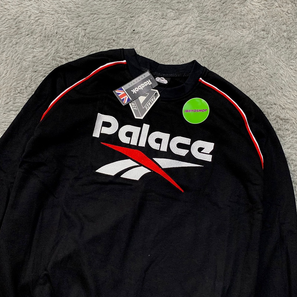 SWEATER CREWNECK REEBOK X PALACE PREMIUM FULLTAG &amp; LABEL