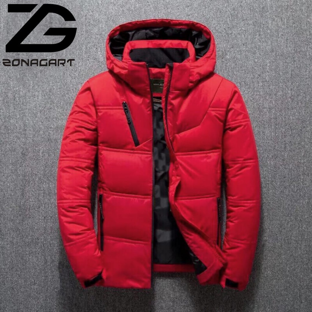 Jaket Musim Dingin Pria/ Coat Winter Polos/ Jaket Gunung Outdoor