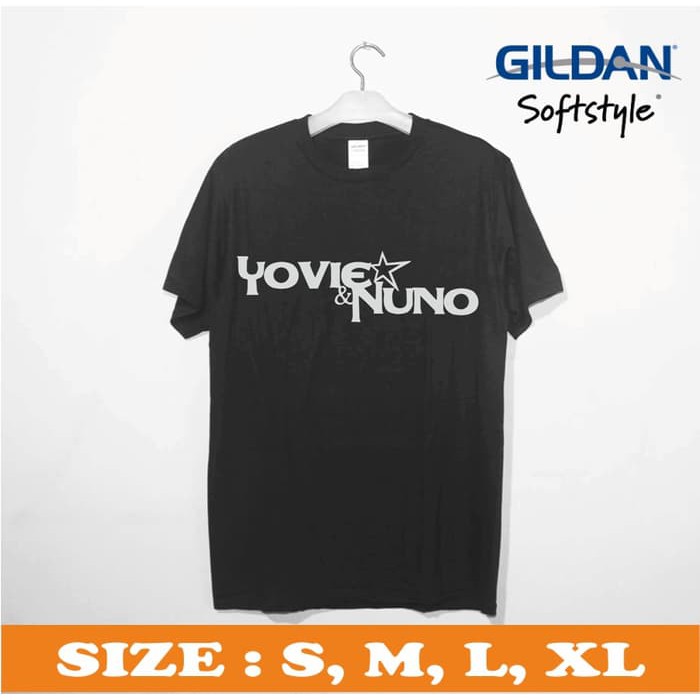 kaos gildan logo band indo kaos band yovie & nuno