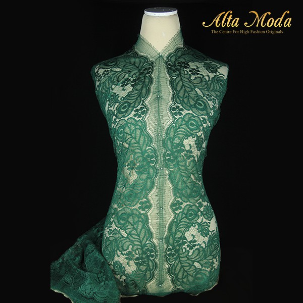 

Alta Moda Brokat Perancis Kebaya Desain Hijau