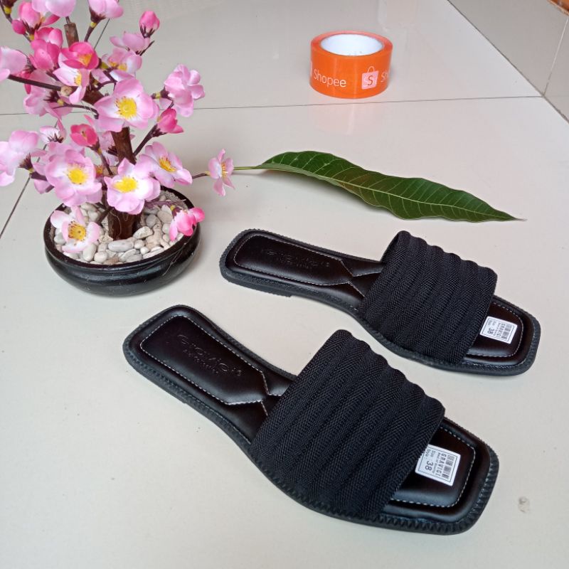 Sandal Flat Wanita , Sandal Rajut Import ERDEEM 13, Sandal Terbaru , Sandal Terviral