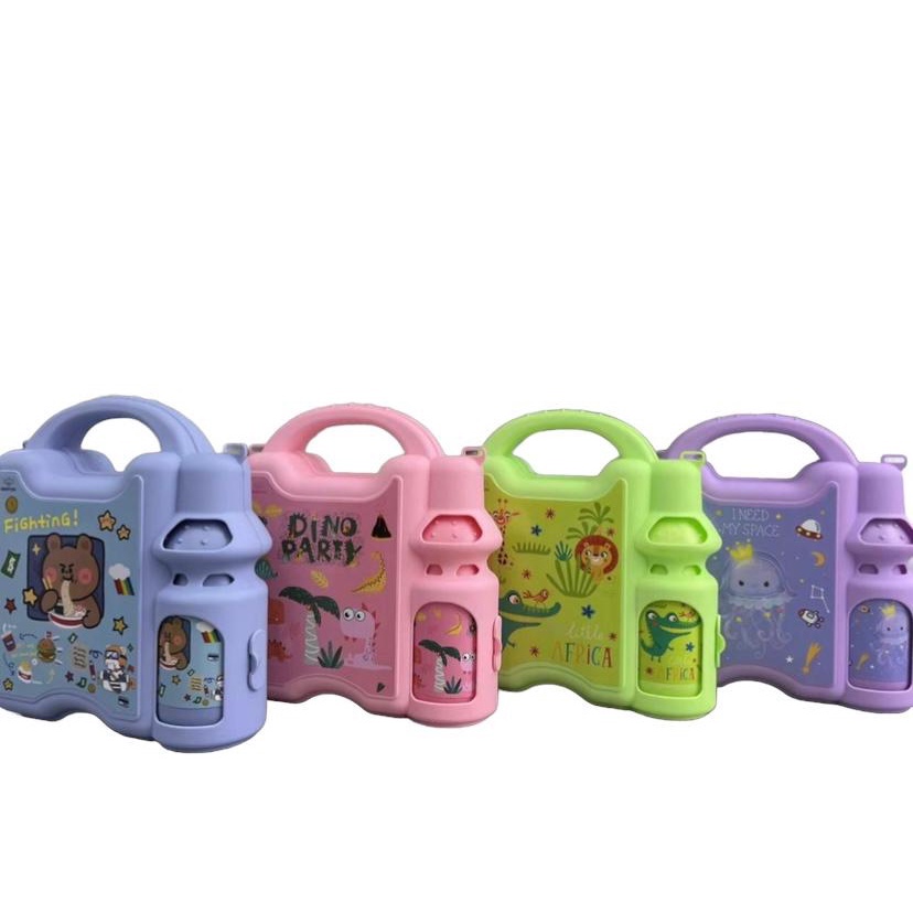 Lunch Box Set 2in1 Tempat Makan &amp; Botol Minum Karakter