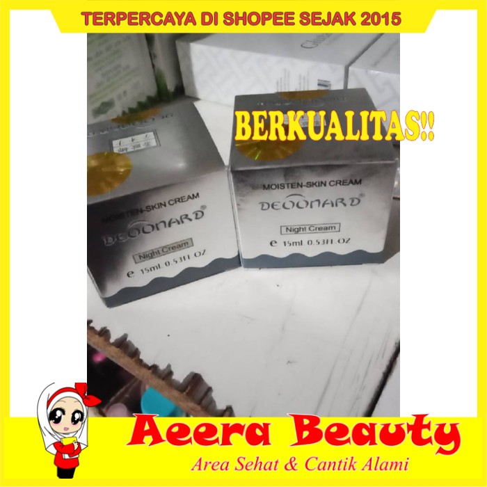 GRATIS ONGKIR SILVER DEOONARD CREAM ( CREAM MALAM DEOONARD ) RJ0027