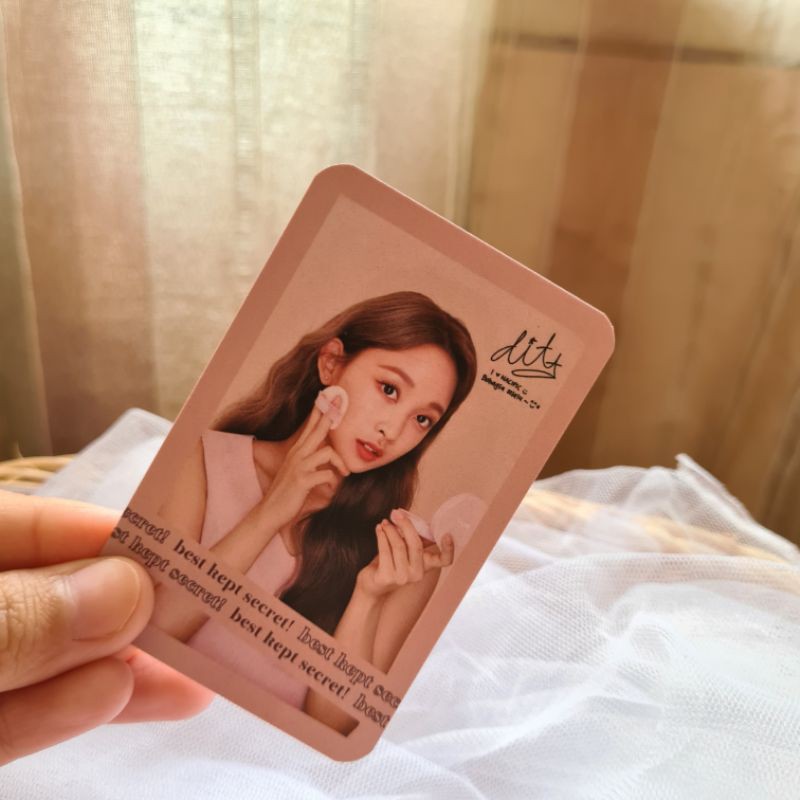 PHOTOCARD OFFICIAL NACIFIC X DITA LIMITED EDITION [SECRET NUMBER]