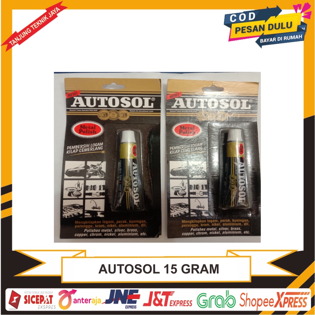 AUTOSOL PEMBERSIH LOGAM KILAP 15 GRAM AUTOSOL / AUTOSOL 15 GRAM AUTOSOL METAL POLISH