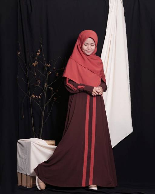 SALE  GAMIS SET TAHAJUD DAILY BY HIJAB ALILA Gamis Syari Wolvis Kombinasi Terbaru