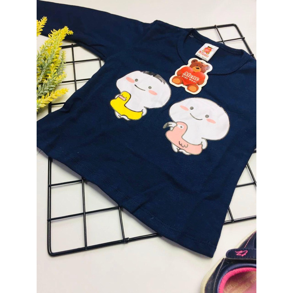 kaos atasan anak perempuan chef girl uk 1-9 tahun / baju kaos anak perempuan tangan panjang part 2