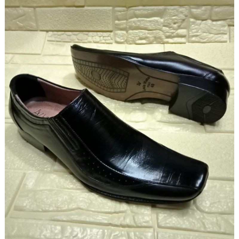 Sepatu Pantofel Pria/LV201/Merek Louis Visto/Pantofel formal pria/Sepatu Kulit Asli