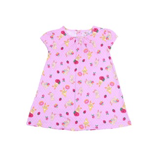 Jsp962 Baju Anak Fluffy  Bunny 01 Dress Perempuan 6 