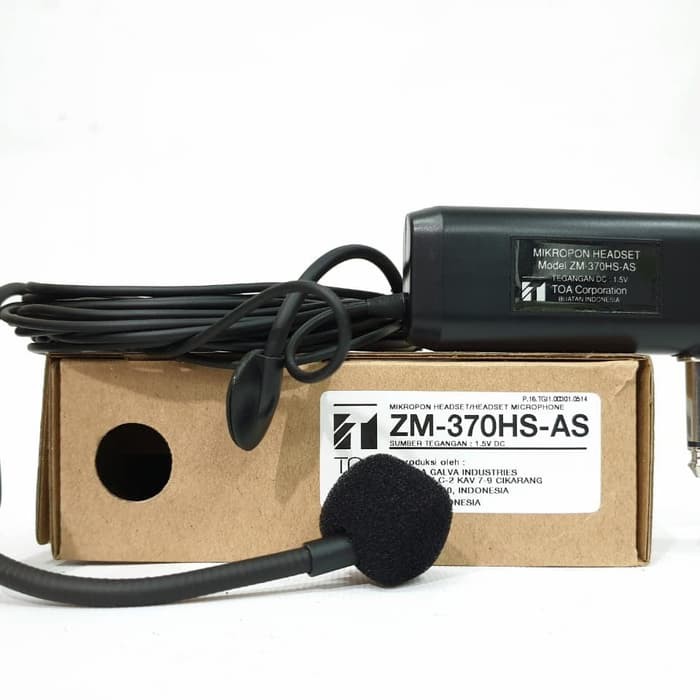 Mic Telinga (Headset) TOA ZM 370 / ZM-370 HS AS