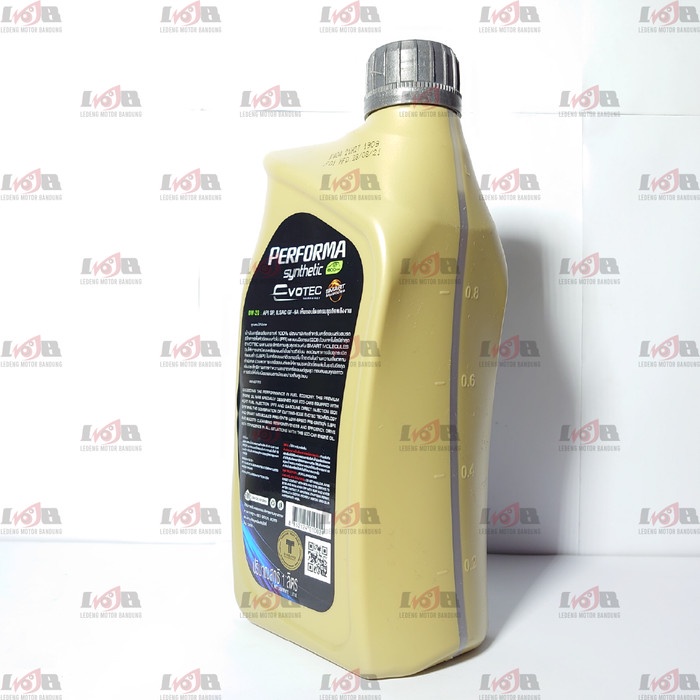 PTT EVOTECH Lubricants Performa Synthetic ECO 0W20 API SP 1 Liter