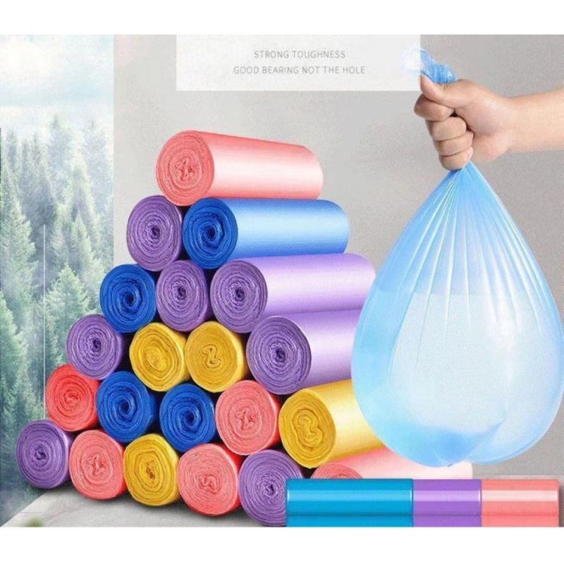 READY Kantong Plastik Roll / Kantong Sampah Gulung / Trash Bag Roll UKURAN 45 X 50cm isi 20 pcs