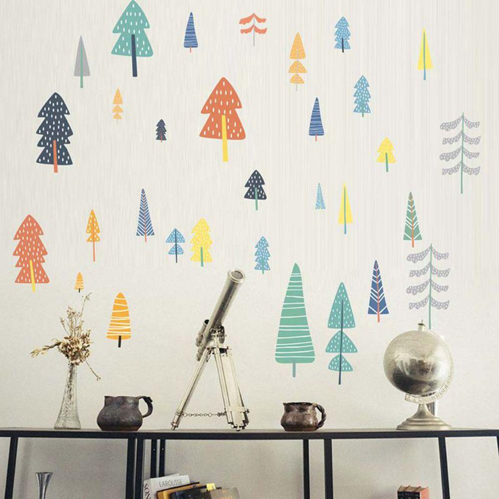 Agustina Stiker Dinding Lovely Tree Woodland Dekorasi Kamar Bayi