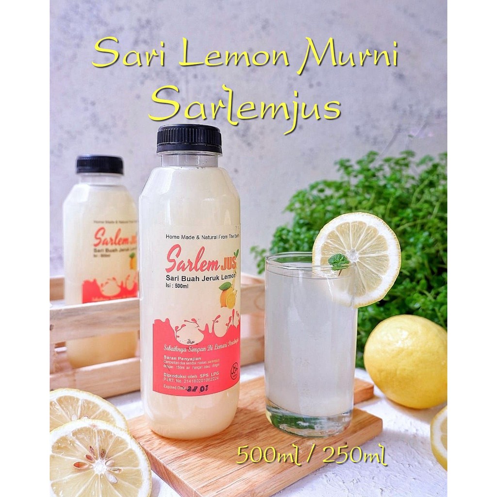 

Isi 3 Botol Sarlem Jus MInum Perasan Lemon Asli 250ml